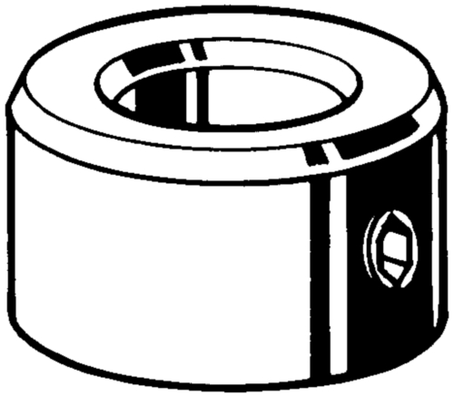 Adjusting ring with hex socket set screws with cup point DIN ≈705A Stal nierdzewna A1 z gniazd. 6-kąt. ISO 4029