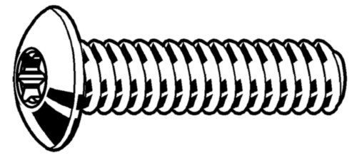 Śruby z łbem kulistym z gniazdem sześciokarbowym ISO ≈7380-1 Stal nierdzewna A2